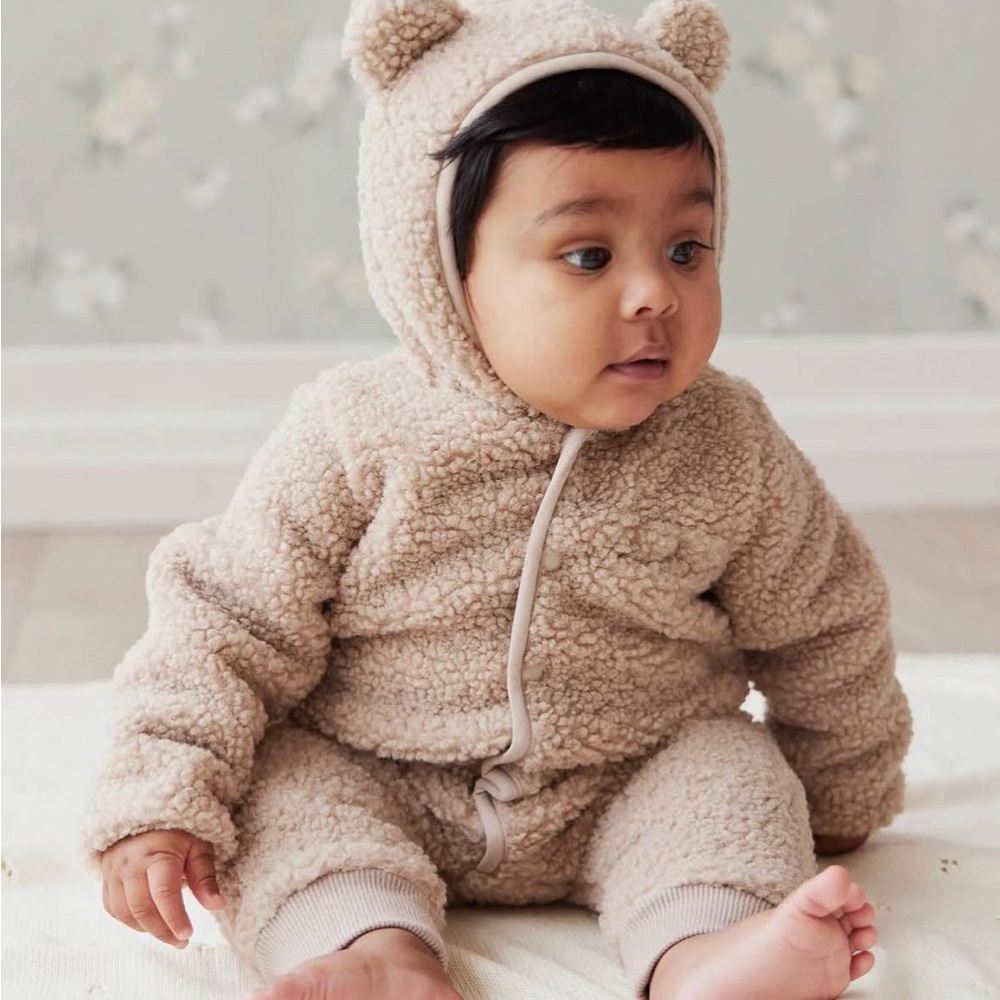 Jamie Kay Cozy Cream Sherpa Footie